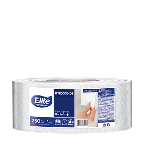 ELITE DISPENSADOR PAPEL HIGIENICO JUMBO BLANCO (395970)